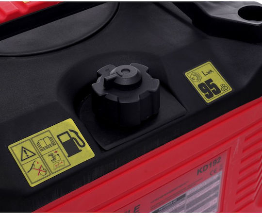 Kraft & Dele Αθόρυβη Γεννήτρια Βαλιτσάκι Inverter Βενζίνης Τετράχρονη με Χειροκίνητη Μίζα