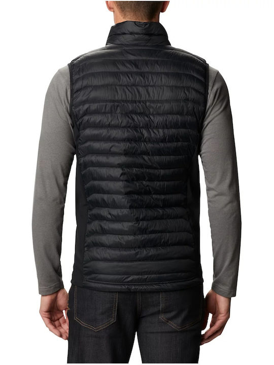 Powder Pass Sleeveless Jacket Puffer Black