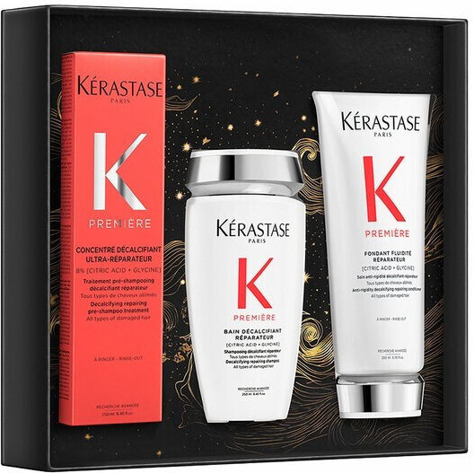 Kérastase Premiere Limited Edition Hair Treatment Set for Damaged Hair with Shampoo, Conditioner and Treatment 3pcs