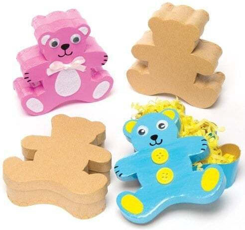 Baker Ross Cutie pentru Cadou Multicolor 9.5x3x9.5cm. 4buc