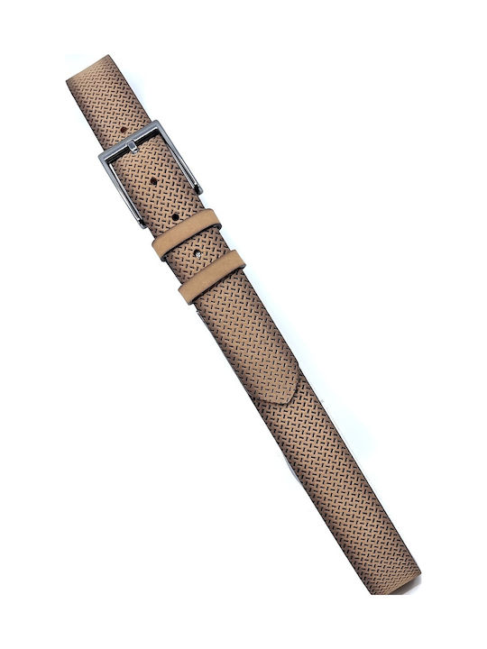Herren Gürtel Leder Camel