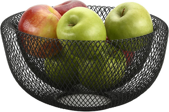 Kesper Obstschale Metallisch Schwarz 24.5x24.5x12.5cm