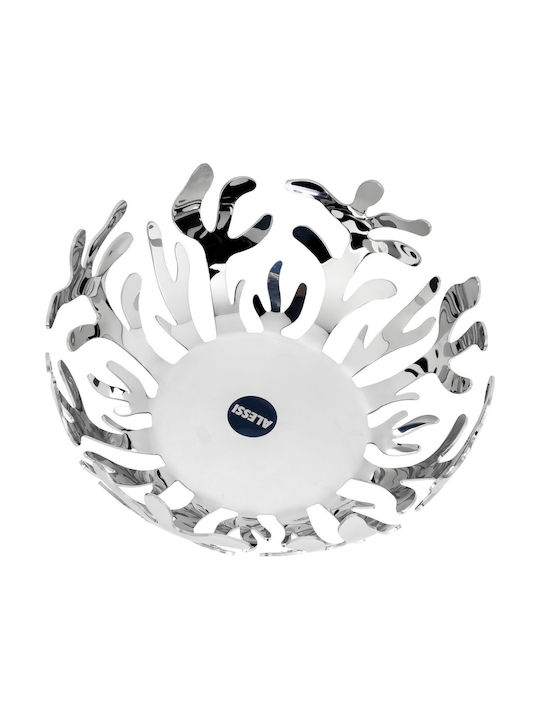 Alessi Fruit Bowl Metallic Gray 25x25x9cm
