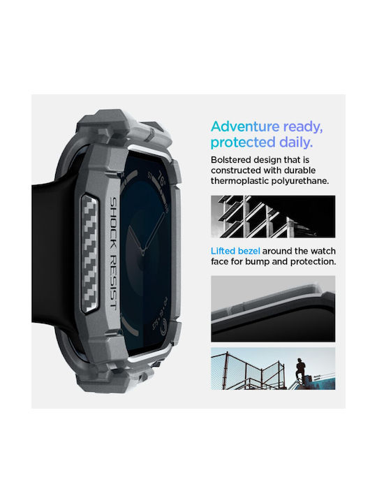 Spigen Rugged Armor Θήκη Σιλικόνης σε χρώμα για Apple Watch 46mm Spigen Rugged Armor Θήκη Σιλικόνης σε χρώμα για Apple Watch 46mm