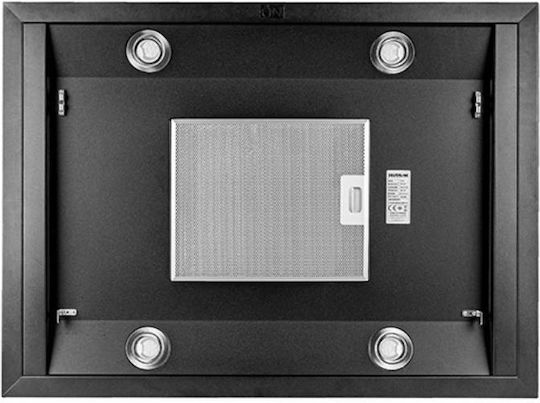 Davoline Regal Island Vent Hood 90cm Black