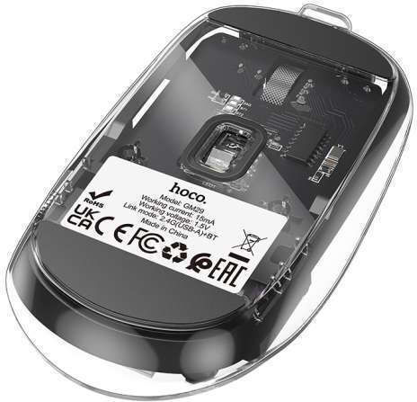 Hoco GM29 Безжичен Bluetooth Мишка Dark Night Black