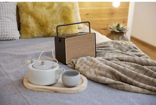 Pure Evoke Play Ηχείο Bluetooth 40W με Ραδιόφωνο και Διάρκεια Μπαταρίας έως 12 ώρες Wood Edition
