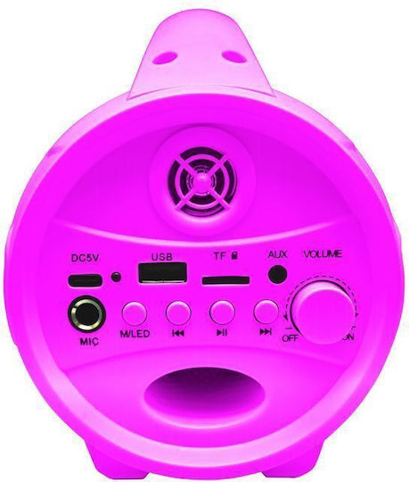 Lexibook Karaoke Lautsprecher mit Kabelgebundenem Mikrofon BTP585BBZ Rosa