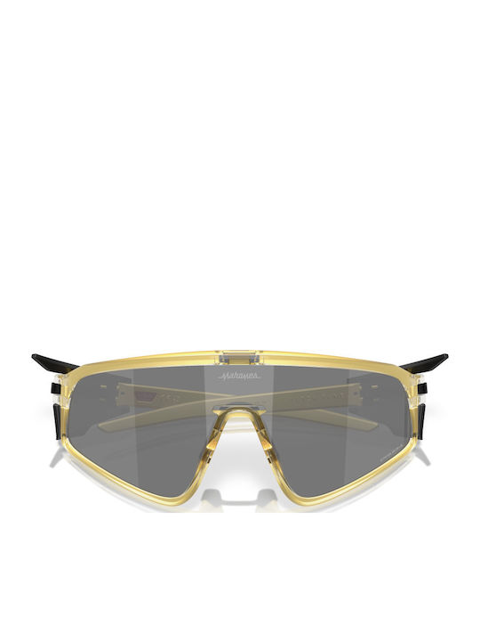 Oakley Latch Мъжки Слънчеви Очилa с Жълта Пластмасова Рамка и Сиви Стъкла