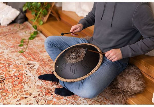 Sonic Energy Steel Tongue Ethnic Drum 8 Notes 10.16cm