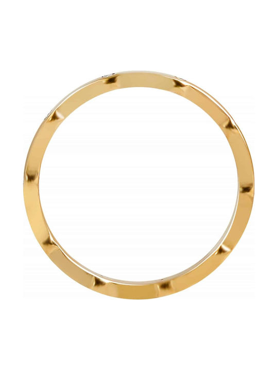 Akzent Ring made of Steel Gold Plated