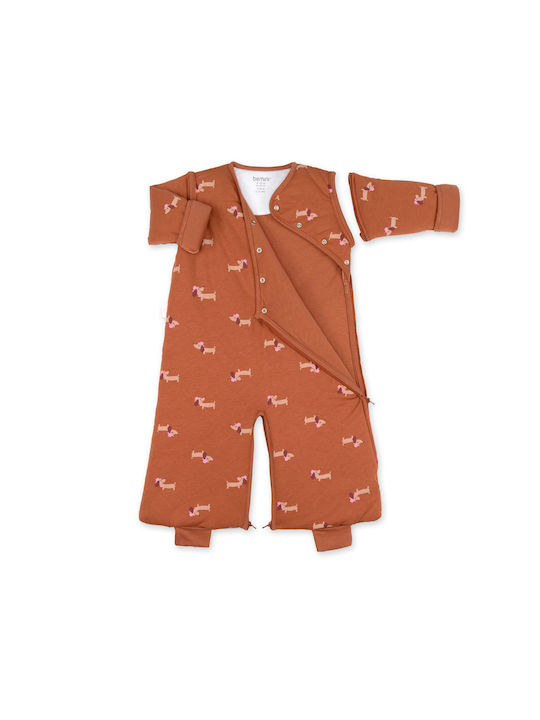 Bemini Winter Schlafsack mit Füßen Magic 3 Tog Brown