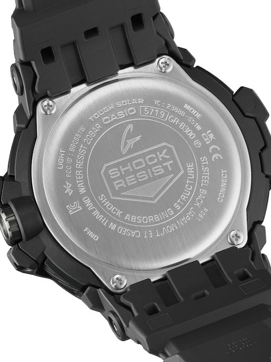 Casio G-shock Ρολόι Solar με Καουτσούκ Λουράκι Casio G-shock Ρολόι Solar με Καουτσούκ Λουράκι