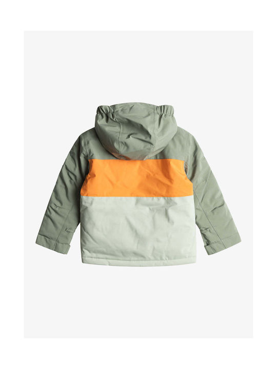 Quiksilver Waterproof Kids Casual Jacket with Lining & Hood Sea Spray