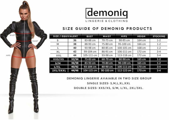Demoniq Sexy Φόρεμα Μαύρο
