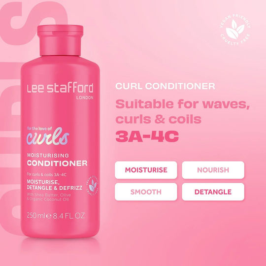 Lee Stafford For The Love Of Curls Conditioner Color Maintenance for Coloured Hair 250ml