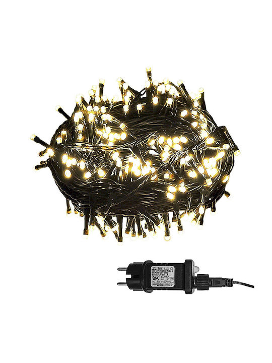 240 Lights LED 15m. Warm White in String 1pcs