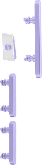 Clappio Power Volume Mute Button Iphone 12 12 Pro Purple