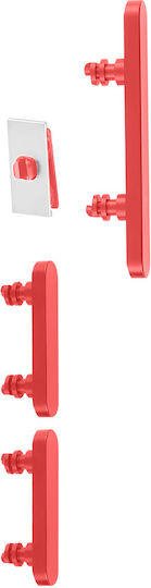 Clappio Power Volume Mute Button Iphone 12 12 Pro Red