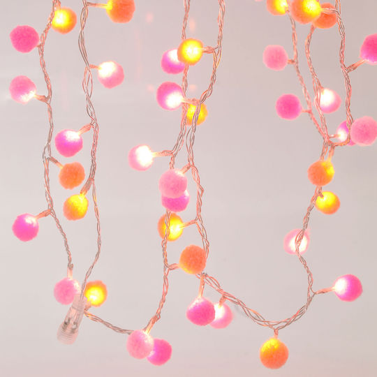 100 Lights LED 4.95m. Warm White in String 1pcs