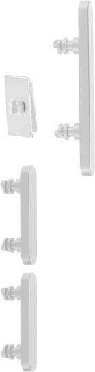 Clappio Power Volume Mute Button Iphone 12 12 Pro White