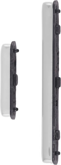 Clappio Power Volume Button Samsung Galaxy A51 White