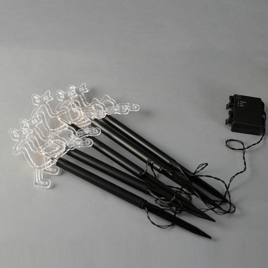 5 Lights LED 2m. Warm White Solar in String 1pcs
