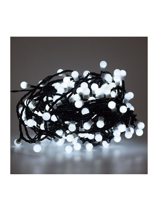 200 Λαμπάκια LED 9.5μ. Ψυχρό Λευκό σε Σειρά