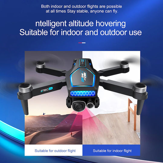 XF-S180 Drone FPV 2.4 GHz με Κάμερα 720p Black