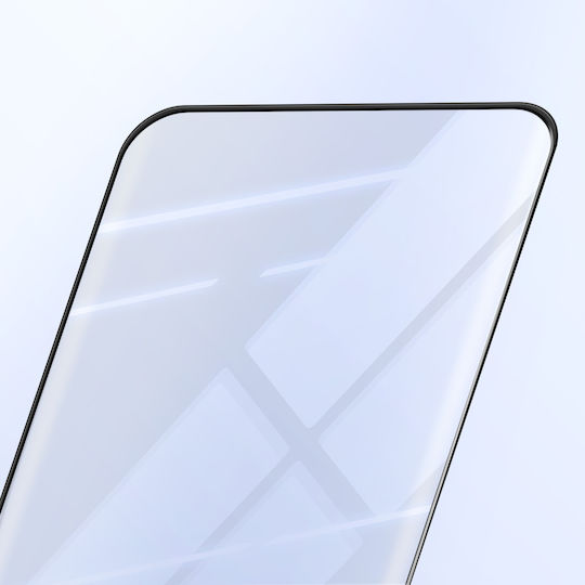 Протектор от закалено стъкло Avizar за Honor Magic 6 Pro, устойчив на надраскване, пълно лепило 5D, черен