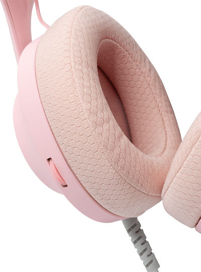 White Shark GH-2440 Über Ohr Gaming-Headset mit Verbindung 3,5mm Rosa