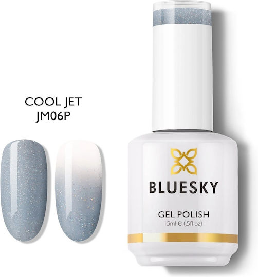 Bluesky Ημιμόνιμο Βερνίκι Νυχιών JM06 με Glitter 15ml