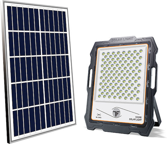 Factory Αδιάβροχος Слънчев LED Προβολέας 300W Студено бяло 6000К με Τηλεχειριστήριο IP67