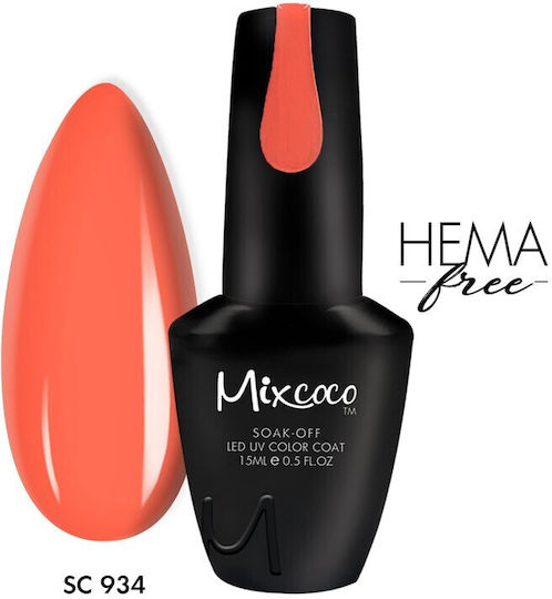 Mixcoco Хибриден Лак за Нокти 934 15мл 1бр