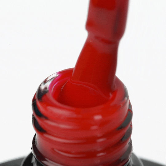 Activeshop Ημιμόνιμο Βερνίκι Νυχιών Red 204 5gr