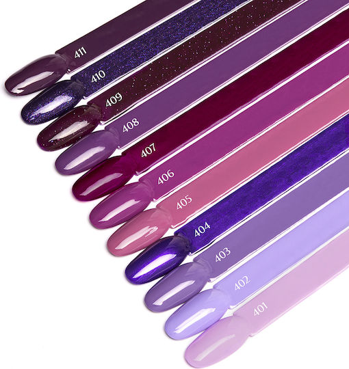 Activeshop Semi-Permanent Nail Polish Purple 402 5gr 1pcs