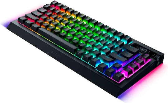 Razer BlackWidow V4 Pro Wireless Gaming Mechanical Keyboard 75% with Razer Orange switches and RGB lighting (English US)