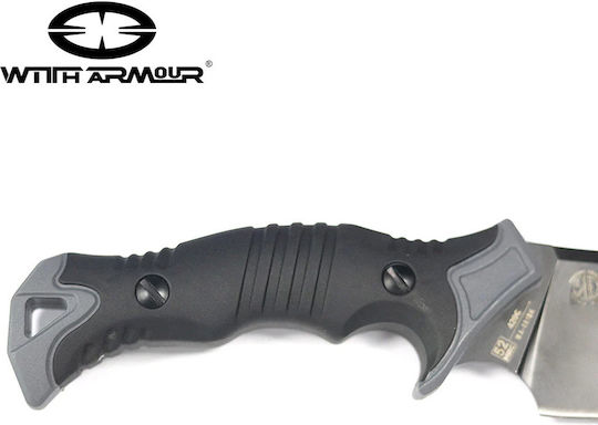 WithArmour Ripper Machete Überleben Schwarz in Hülle