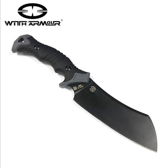 WithArmour Ripper Machete Überleben Schwarz in Hülle