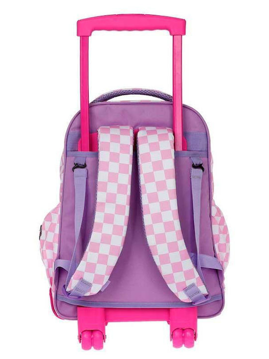 Lyc Sac School Bag Trolley Elementary, Elementary Happy Ji + Cassette Gift with Water Bottle Holder