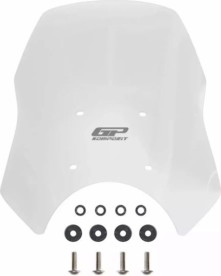 Предно стъкло Gpk за Royal Enfield Himalayan 450 2024-2025 39см Прозрачно