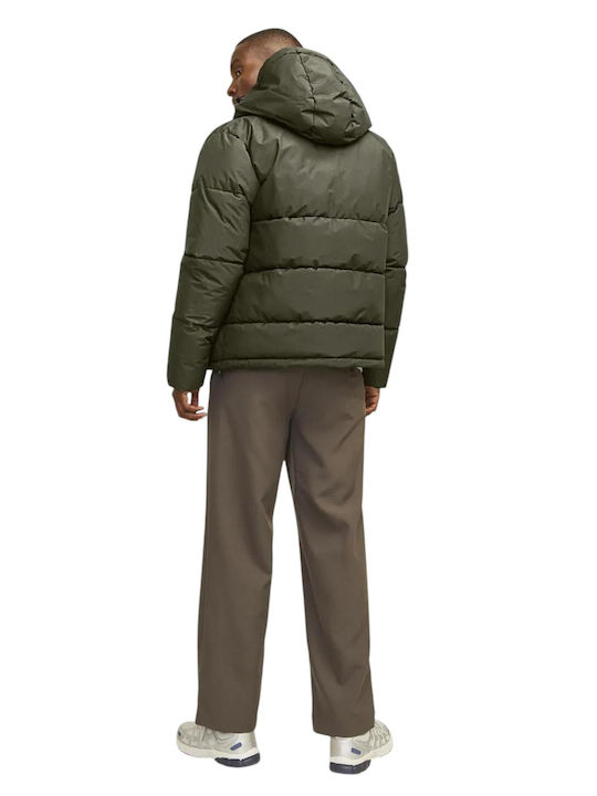 Geacă Puffer de Iarnă Olive