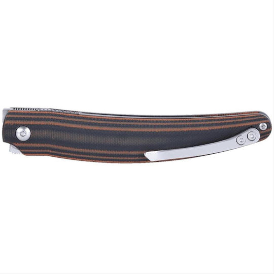 Columbia River Knives Lock Taschenmesser mit Verriegelungsmechanismus Braun
