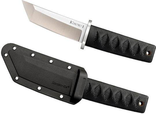 Cold Steel Kyoto I Small Fixed Blade Μαχαίρι Μαύρο σε Θήκη