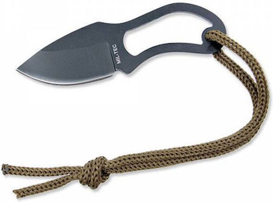 Mil-Tec Neck Knife Black with Sheath