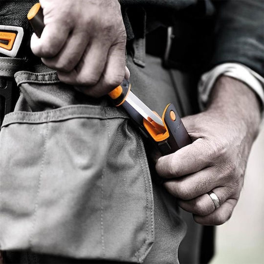 Fiskars Μαχαίρι Πορτοκαλί σε Θήκη