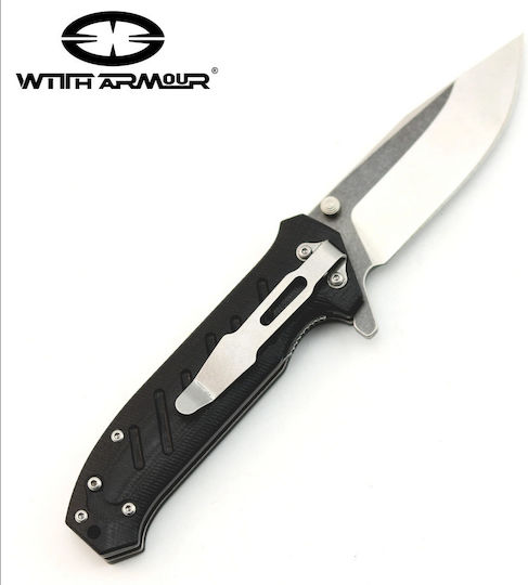 WithArmour Shooter Pocket Knife Black