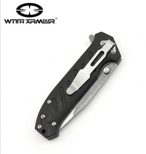 WithArmour Shooter Pocket Knife Black