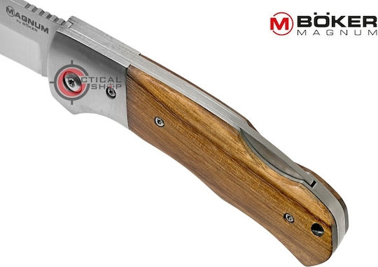 Boker Magnum Rustic Cuțit De Buzunar De Supraviețuire Maro