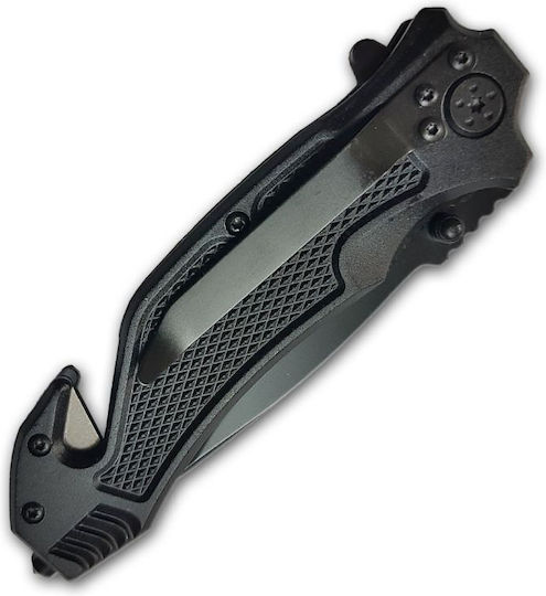 Alpin Tactical Series Σουγιάς Επιβίωσης Μαύρος σε Θήκη